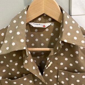 Vintage 70’s polka dot blouse